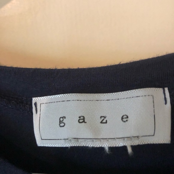 Blue womens crop top - Picture 3 of 3